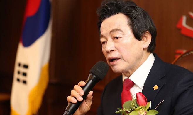 국가혁명당 허경영 명예대표. 세계일보 자료사진