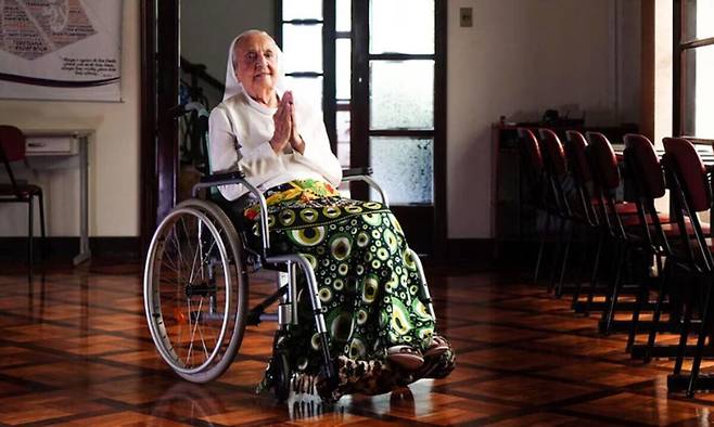 4월30일(현지시간) 116세를 일기로 별세한 브라질 국적의 이나 카나바호 수녀. 그는 선종 직전까지 세계 최고령자였다.&nbsp;론제비퀘스트(LongeviQuest)&nbsp;제공