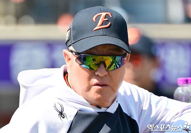 김경문 한화 감독이 예상했던 대로 1일 대전한화생명볼파크에서 열릴 '2025 신한 SOL Bank KBO 리그' LG와 정규시즌 여섯 번째 맞대결은 우천 취소됐다. 팀은 9연전 기간 재정비할 시간을 얻었다. 엑스포츠뉴스 DB