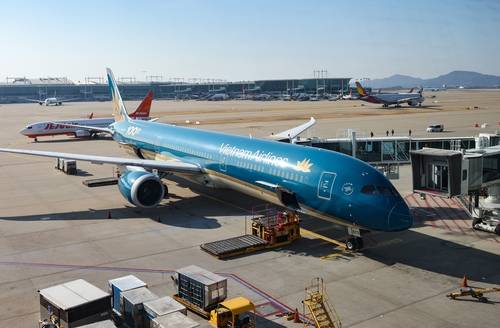 인천국제공항의 베트남항공 여객기 [사진/임헌정 기자]