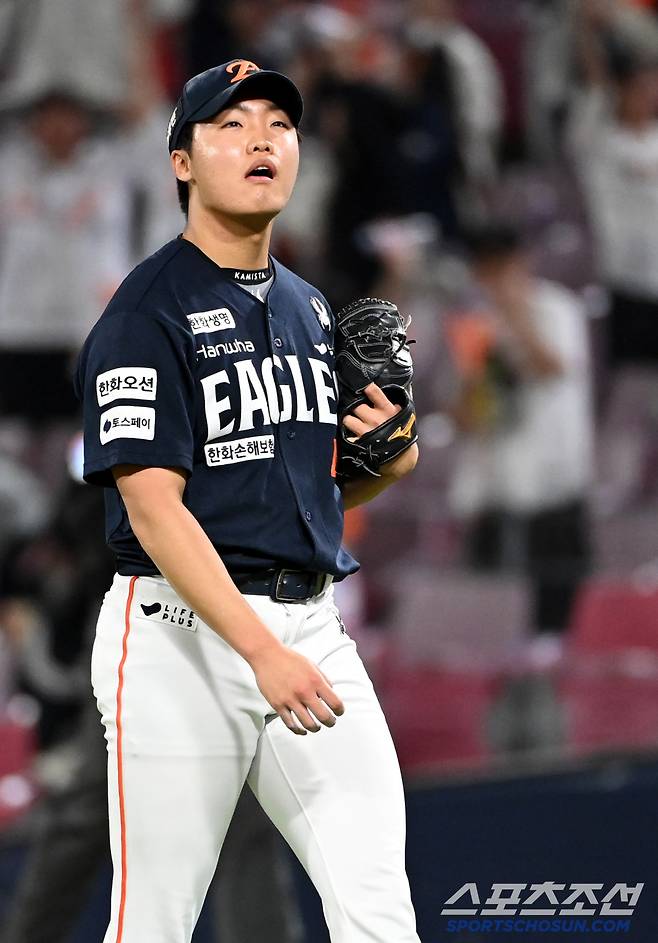 데뷔 첫승을 달성한 정우주