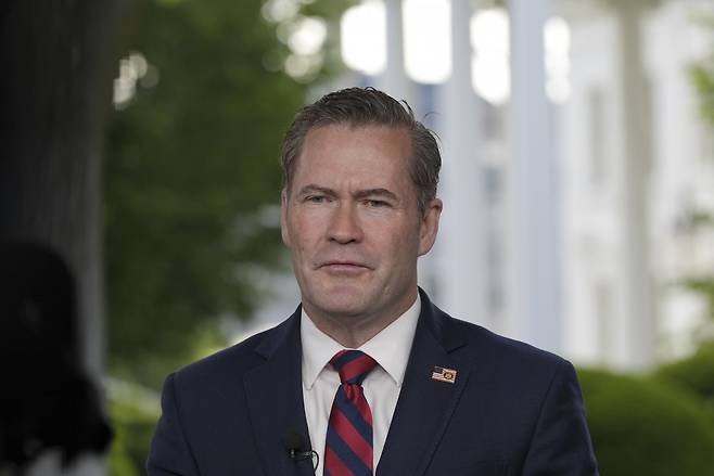 마이크 월츠 미국 국가안보보좌관. AP 뉴시스