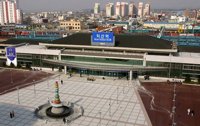 KTX 익산역 전경