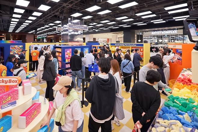 더현대서울에서 열린 스크럽대디 팝업스토어. (사진=스크럽대디)