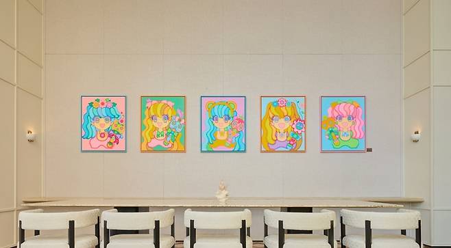 그랜드 조선 제주가 갤러리 리마와 손잡고 만든 아트 프로그램 ‘이스케이프 인투 컬러’ / 사진=그랜드 조선 제주