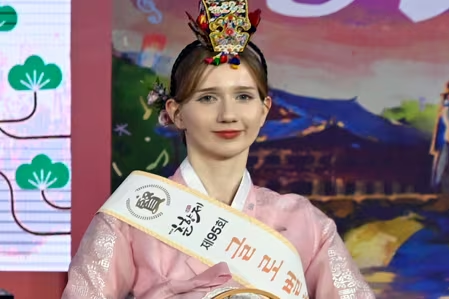 제95회 글로벌 춘향선발대회 ‘미스춘향’ 현 수상자 마이 씨. [사진출처 = 뉴스 1]