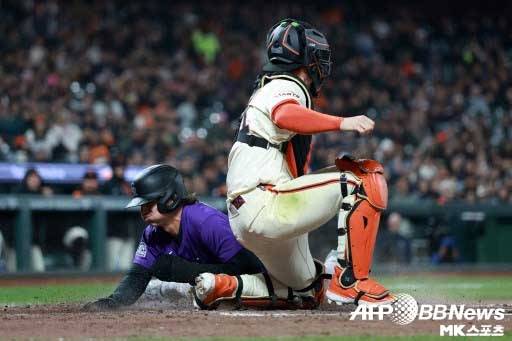 샌프란시스코는 8회 역전을 허용했다. 사진(美 샌프란시스코)=ⓒAFPBBNews = News1
