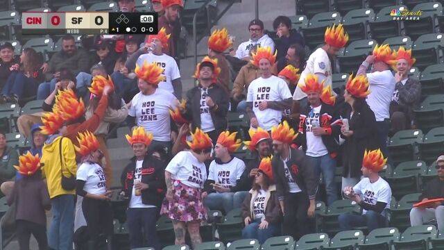 샌프란시스코 자이언츠 이정후를 응원하는 후리건즈./SNS 캡처