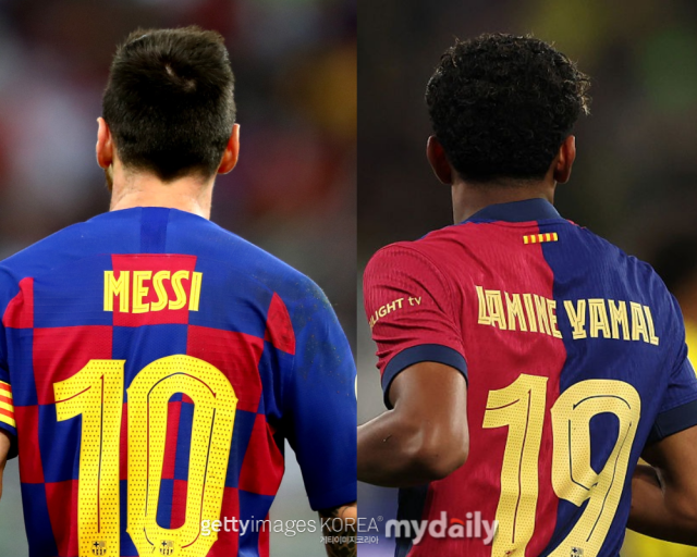 리오넬 메시와 라민 야말. /게티이미지코리아