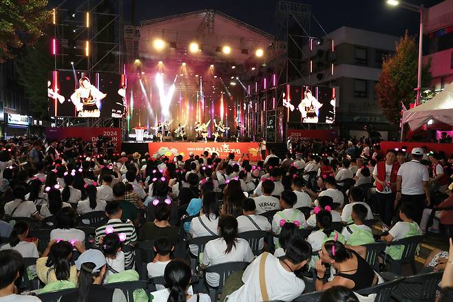 지난해 대전 0시 축제 현장 [대전시 제공]