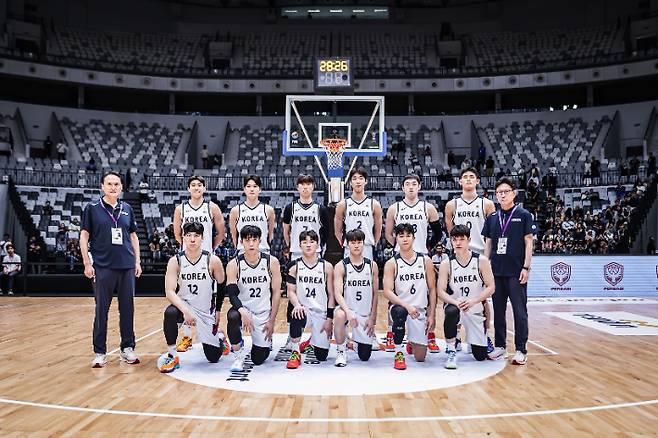 남자 농구 대표팀. 대한민국농구협회 제공