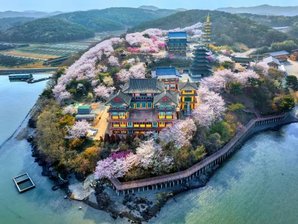 충남 태안군 안면도 안면암 전경. 충남도 제공