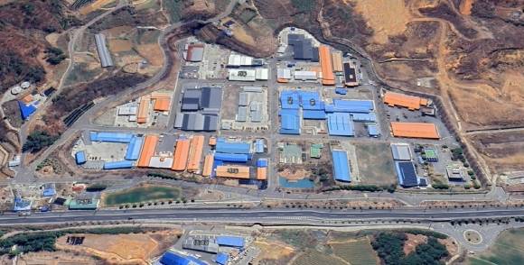 고흥 청정식품단지 위성사진