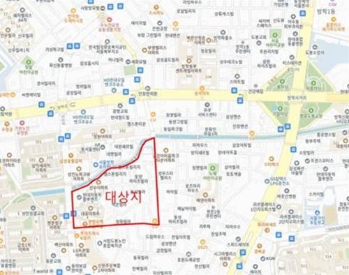 서울시 신속통합기획 주택재개발 사업 후보지로 선정된 도봉구 쌍문동 26번지 위치도. 도봉구 제공