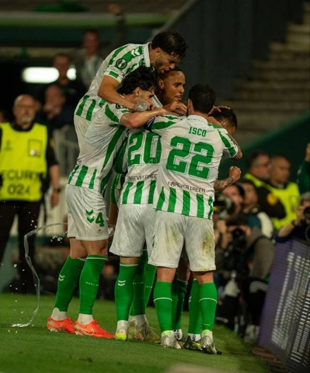 레알 베티스의 골 세리머니. /사진=레알 베티스 SNS