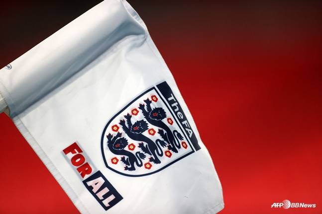 잉글랜드 FA를 상징하는 깃발. /AFPBBNews=뉴스1