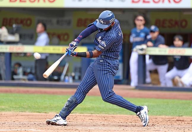 삼성 르윈 디아즈. /사진=삼성 라이온즈 제공