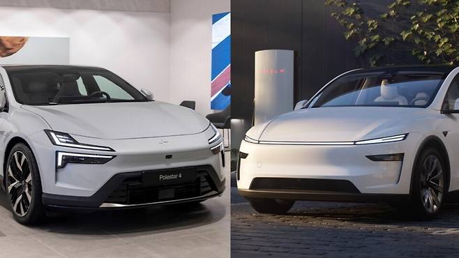 사진 : 폴스타 4, 테슬라 뉴 모델 Y