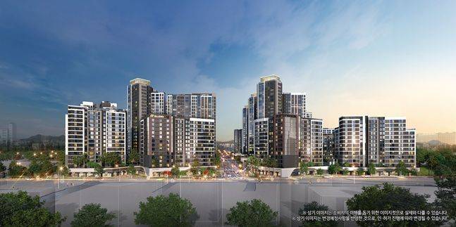 힐스테이트 메디알레 투시도 ⓒ 더피알