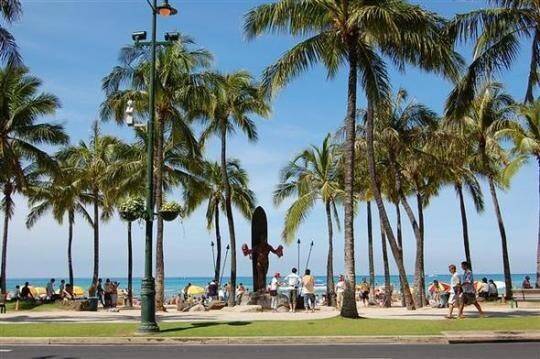 하와이 해변. 한겨레 자료사진