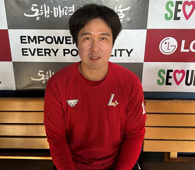 2일 서울 잠실구장에서 만난 최정. 잠실=이형석 기자&nbsp;