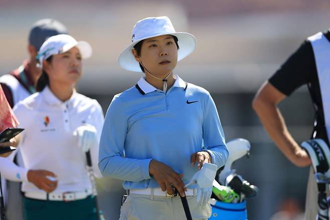 <yonhap photo-0499=""> ST GEORGE, UTAH - MAY 02: Somi Lee of Korea looks on from the 10th tee during the second round of the Black Desert Championship 2025 at Black Desert Resort on May 02, 2025 in St George, Utah. Sean M. Haffey/Getty Images/AFP (Photo by Sean M. Haffey / GETTY IMAGES NORTH AMERICA / Getty Images via AFP)/2025-05-03 05:03:36/ <저작권자 ⓒ 1980-2025 ㈜연합뉴스. 무단 전재 재배포 금지, AI 학습 및 활용 금지></yonhap>