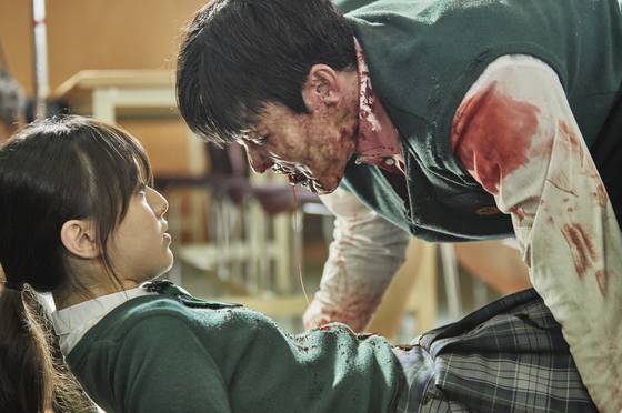 A scene from Netflix original zombie series ″All of Us Are Dead″ (2022) [NETFLIX]