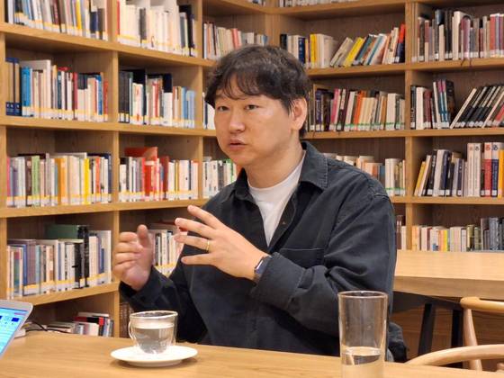 Webtoonist Joo Dong-geun in an interview with the Korean Cultural Center to Belgium on Oct. 15, 2024 [KOREAN CULTURAL CENTER TO BELGIUM]