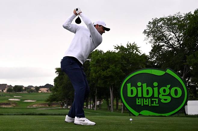 13번 홀서 티샷을 날리고 있는 스코티 셰플러. [사진=게티이미지]