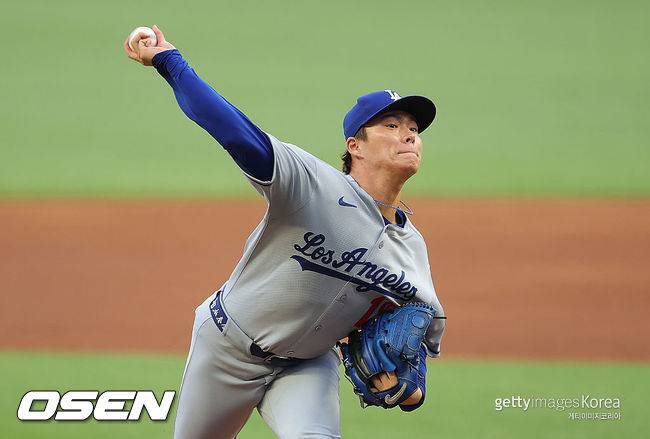 [사진] LA 다저스 야마모토 요시노부. ⓒGettyimages(무단전재 및 재배포 금지)