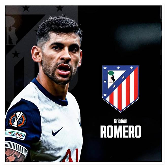 [스포츠조선 강우진 기자]손흥민과 함께 토트넘의 주장단을 맡고 있는 크리스티안 로메로가 팀을 떠날 가능성이 크다. 가장 유력한 행선지였던 아틀레티코 마드리드 이적설이 계속해서 나오고 있다.

최근에는 아틀레티코 마드리드와 토트넘 사이에 로메로를 두고 스왑딜이 이뤄질 수 있다는 예측도 나오고 있다. 어떤 방식이든 로메로가 다음 시즌 토트넘에 남지 않는 것이 유력해지고 있다. 사진=SNS