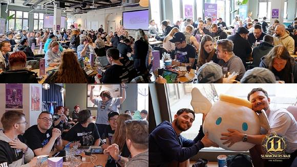 '서머너즈 워' 2025년 유럽 투어 베를린 행사 현장. [사진=컴투스]