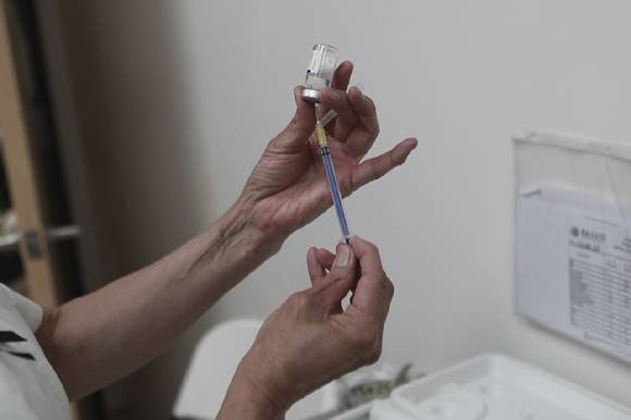 사진은 홍역 백신. [AP=연합뉴스 자료사진]