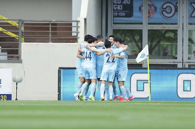 대구 선수단. 한국프로축구연맹 제공