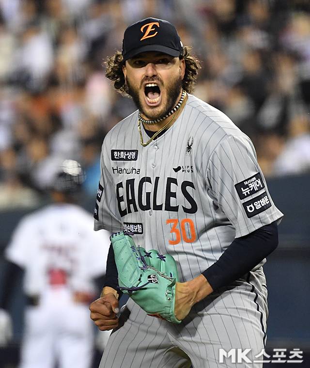 한화 에이스로 자리매김한 폰세. 사진=천정환 기자