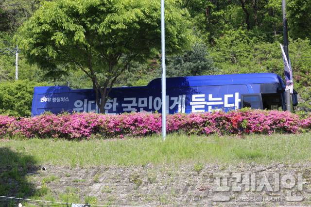 ▲이재명후보는 4일 경북 영주, 예천 방문을 이어가며 민생청취를 이어갔다. ⓒ프레시안(최홍식)