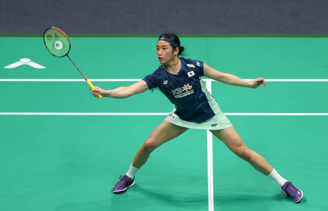 안세영이 여자 단식에서 그나마 한국 배드민턴의 자존심을 살렸다. 신화연합뉴스