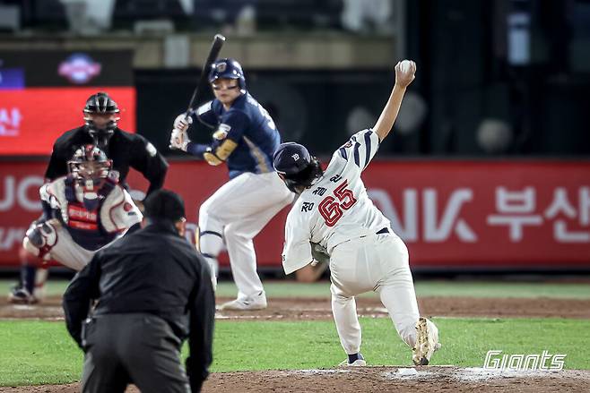 ▲ 정철원 ⓒ롯데 자이언츠