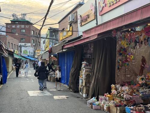 한산한 창신동 문구거리 [촬영 장보인]