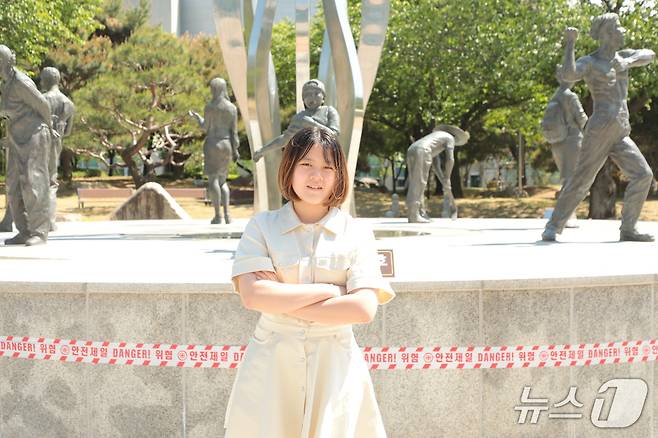 울산 북구 아동의회 의장을 맡고 있는 이윤채 양.2025.5.5./뉴스1 김세은 기자