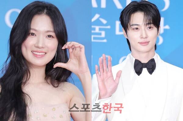 '제61회 백상예술대상 with 구찌' 레드카펫 행사에 참석한 배우 김혜윤, 변우석 ⓒ이혜영 기자 lhy@hankooki.com