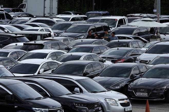 장안평 중고차 매매시장. 사진=한경DB