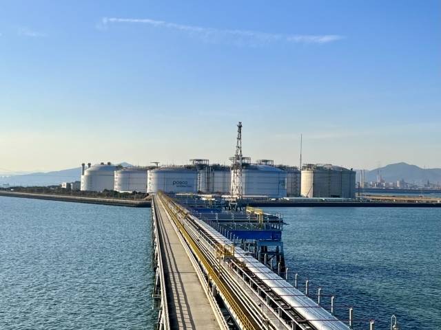 포스코인터내셔널 광양 LNG 터미널. [헤럴드DB]