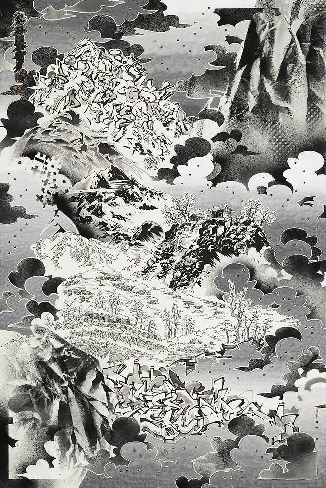 손동현,한림모설(寒林暮雪), 2024-2025 [김달진미술자료박물관 제공. 재판매 및 DB 금지]