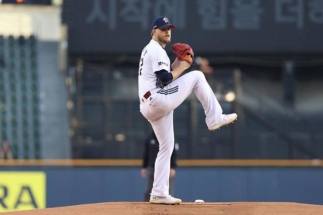 두산 콜 어빈 [두산 베어스 제공. 재배포 및 DB 금지]