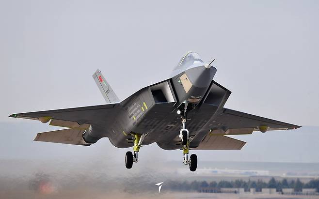 튀르키예가 개발 중인 5세대 전투기 칸 [TUSAS 제공. 재판매 및 DB 금지]