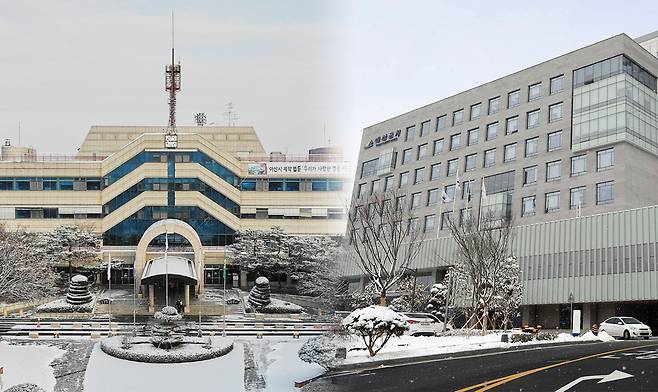 아산시청(왼쪽) 예산군청(오른쪽) [아산시청, 예산군청 제공]&nbsp;