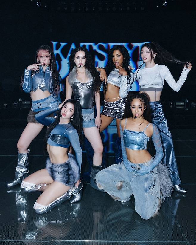 캣츠아이(KATSEYE). 사진 | 하이브 X 게펜 레코드