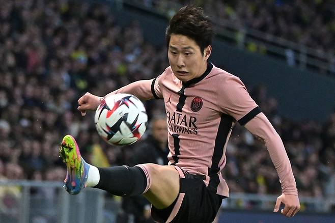 파리 생제르맹의 이강인. 사진 | AFP연합뉴스