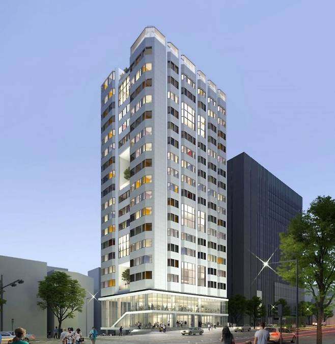 7월 오픈 예정인 ‘에피소드 신촌 캠퍼스’.  대부분 세대가 하나의 공간을 여럿이 함께 사용하는 쉐어드(Shared) 타입으로 제공된다. SK디앤디 제공.